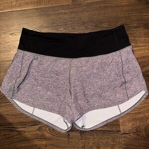 LULULEMON speed up shorts size 6